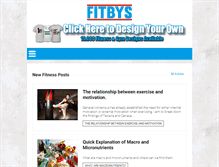 Tablet Screenshot of fitbys.com